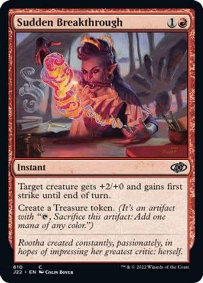 Sudden Breakthrough Jumpstart 2022 Magic card