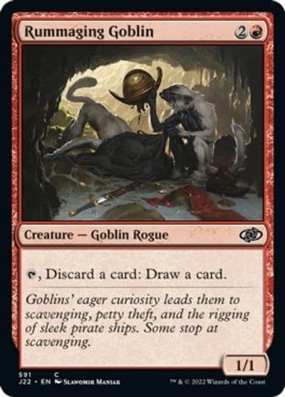 Rummaging Goblin Jumpstart 2022 Magic card