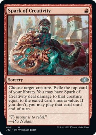 Spark of Creativity Jumpstart 2022 Magic card