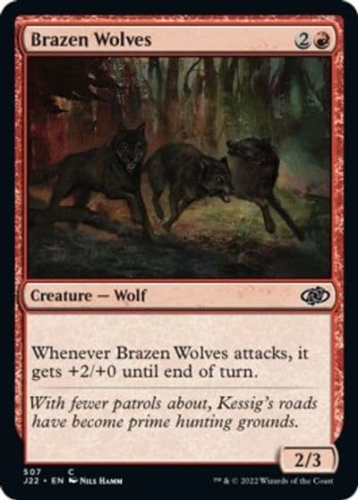 Brazen Wolves Jumpstart 2022 Magic card