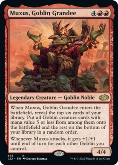 Muxus Goblin Grandee Jumpstart 2022 Magic card