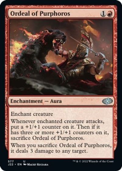 Ordeal of Purphoros Jumpstart 2022 Magic card