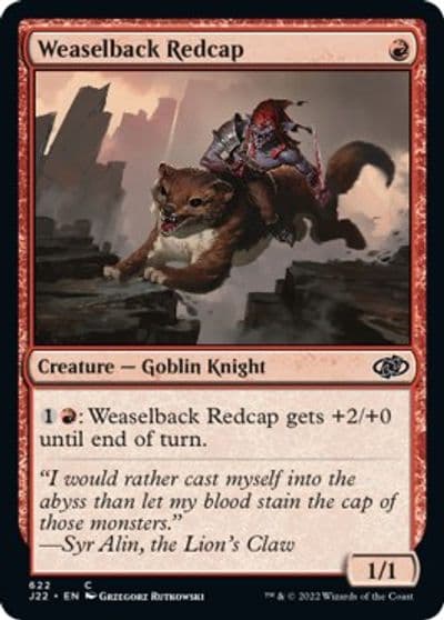 Weaselback Redcap Jumpstart 2022 Magic card