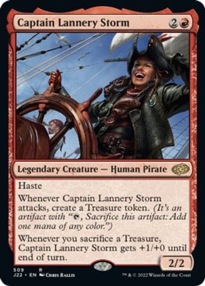 Captain Lannery Storm Jumpstart 2022 Magic card
