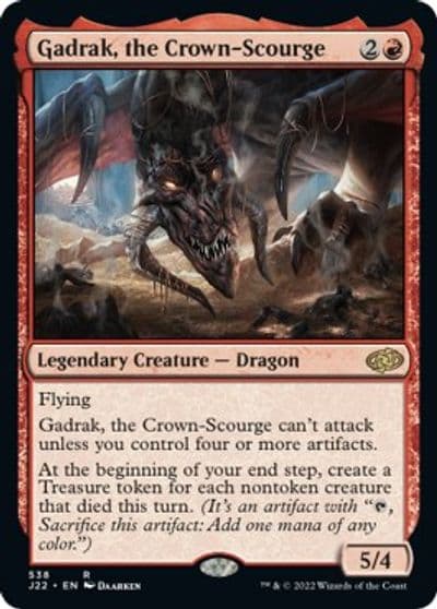 Gadrak the Crown Scourge Jumpstart 2022 Magic card