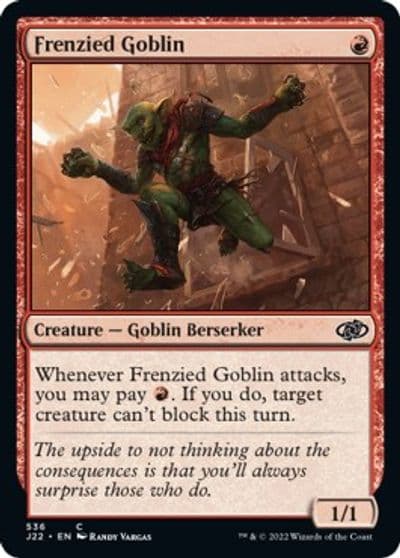 Frenzied Goblin Jumpstart 2022 Magic card