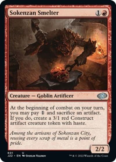 Sokenzan Smelter Jumpstart 2022 Magic card