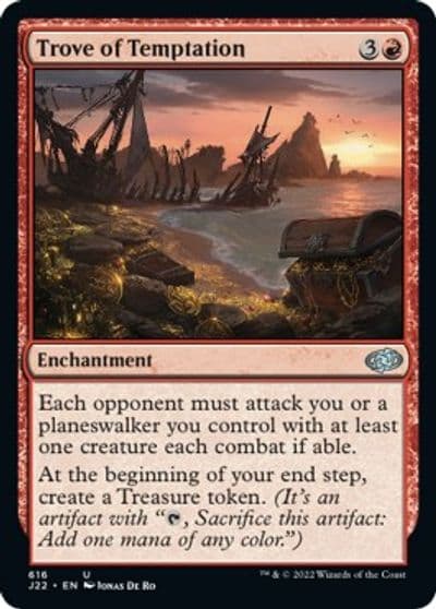 Trove of Temptation Jumpstart 2022 Magic card