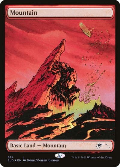 Mountain 674 Secret Lair Drop Series Magic card