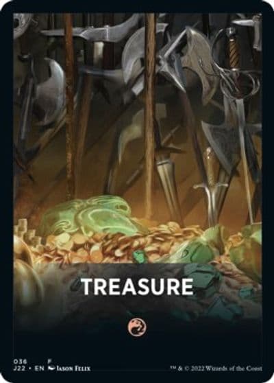 Treasure Theme Card Jumpstart 2022 Magic card