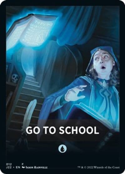 Go to School Theme Card Jumpstart 2022 Magic card