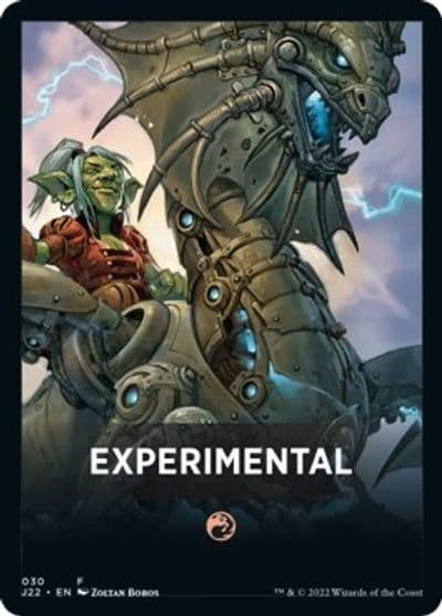 Experimental Theme Card Jumpstart 2022 Magic card