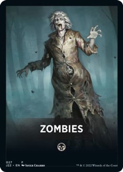 Zombies Theme Card Jumpstart 2022 Magic card