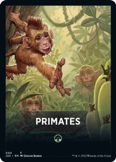 Primates Theme Card Jumpstart 2022 Magic card