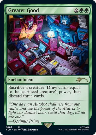 Greater Good Secret Lair Drop Series Magic card