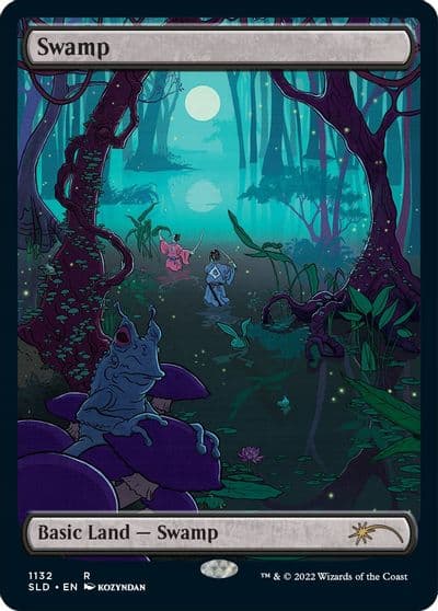 Swamp 1132 Secret Lair Drop Series Magic card