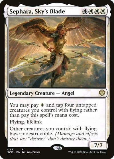 Sephara Skys Blade Starter Commander Decks Magic card