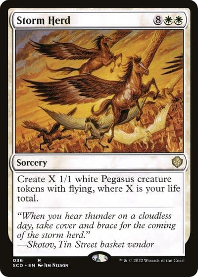 Storm Herd Starter Commander Decks Magic card