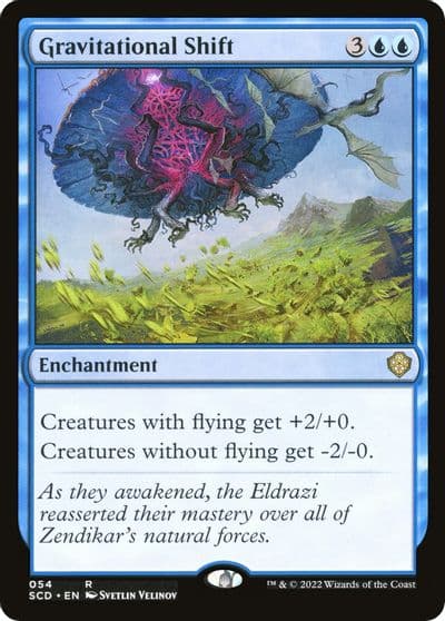 Gravitational Shift Starter Commander Decks Magic card