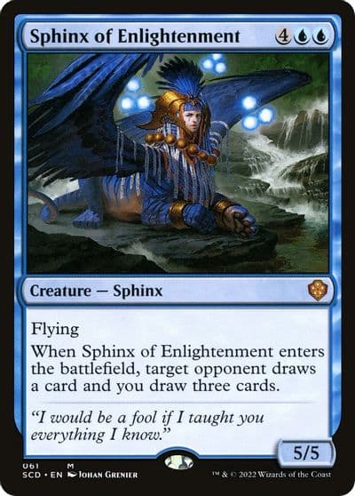 Sphinx of Enlightenment Starter Commander Decks Magic card