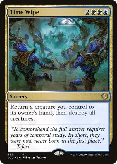 Time Wipe Starter Commander Decks Magic card