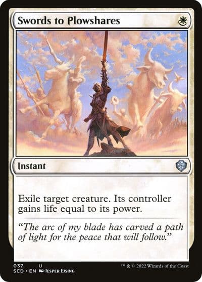 Swords to Plowshares Starter Commander Decks Magic card