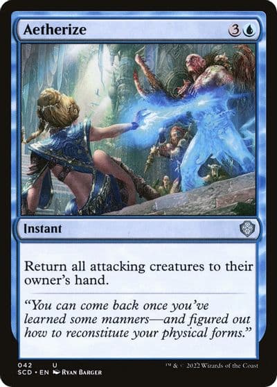 Aetherize Starter Commander Decks Magic card