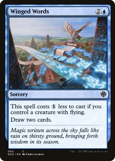 Winged Words Starter Commander Decks Magic card