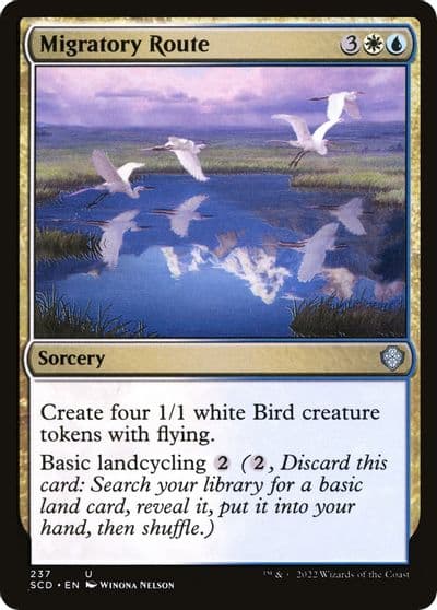Migratory Route Starter Commander Decks Magic card