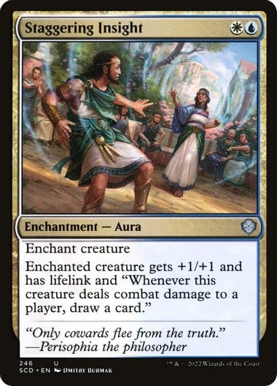 Staggering Insight Starter Commander Decks Magic card