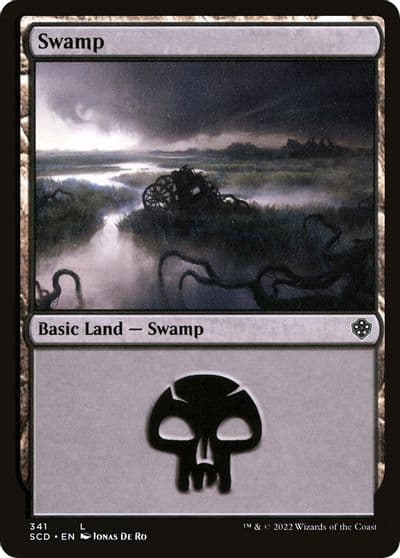 Swamp 341 Starter Commander Decks Magic card