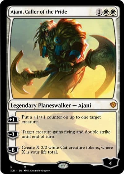 Ajani Caller of the Pride Starter Commander Decks Magic card