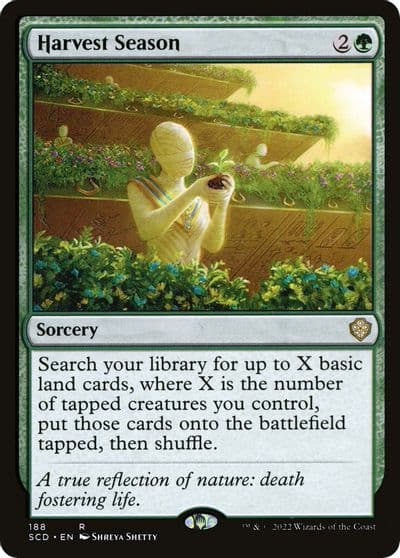Harvest Season Starter Commander Decks Magic card