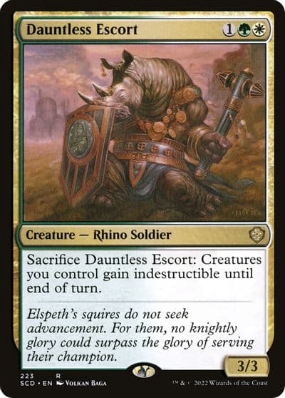 Dauntless Escort Starter Commander Decks Magic card