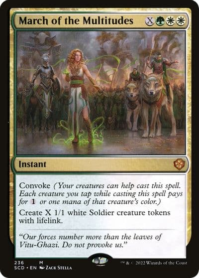 March of the Multitudes Starter Commander Decks Magic card