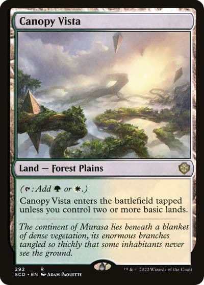 Canopy Vista Starter Commander Decks Magic card