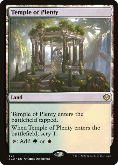 Temple of Plenty Starter Commander Decks Magic card