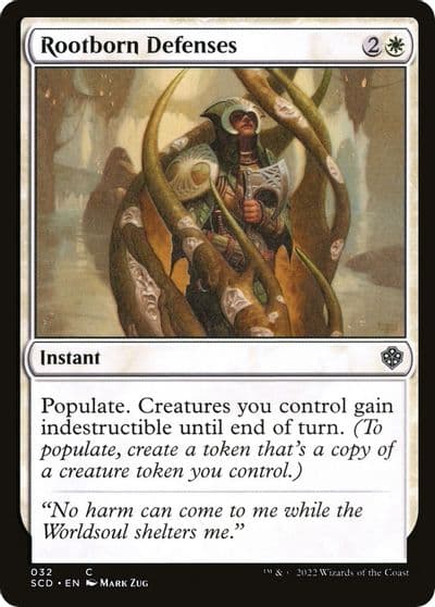 Rootborn Defenses Starter Commander Decks Magic card