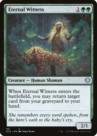 Eternal Witness Starter Commander Decks Magic card