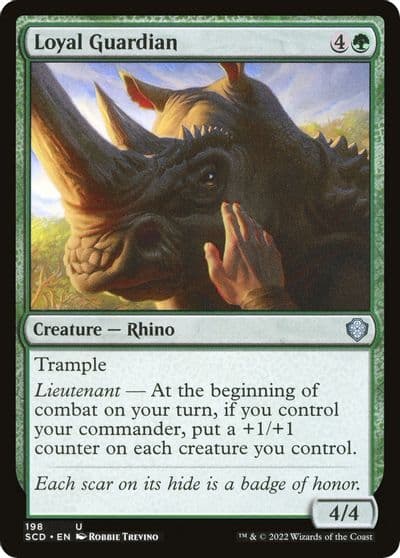 Loyal Guardian Starter Commander Decks Magic card