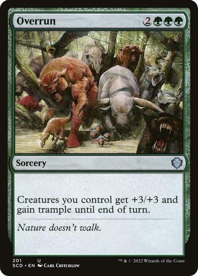 Overrun Starter Commander Decks Magic card