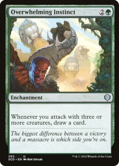 Overwhelming Instinct Starter Commander Decks Magic card