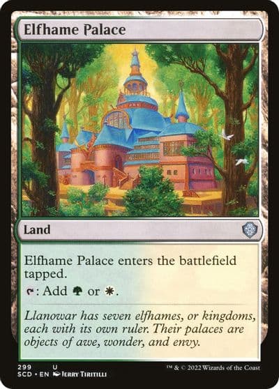Elfhame Palace Starter Commander Decks Magic card