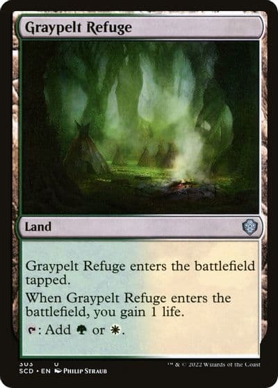 Graypelt Refuge Starter Commander Decks Magic card