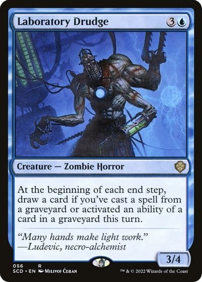 Laboratory Drudge Starter Commander Decks Magic card