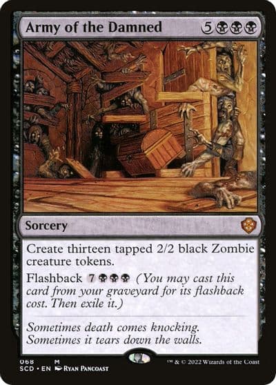 Army of the Damned Starter Commander Decks Magic card