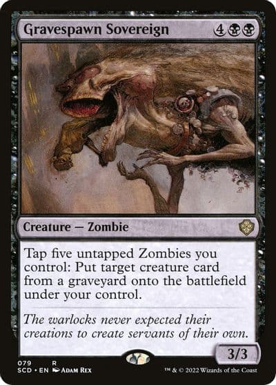 Gravespawn Sovereign Starter Commander Decks Magic card