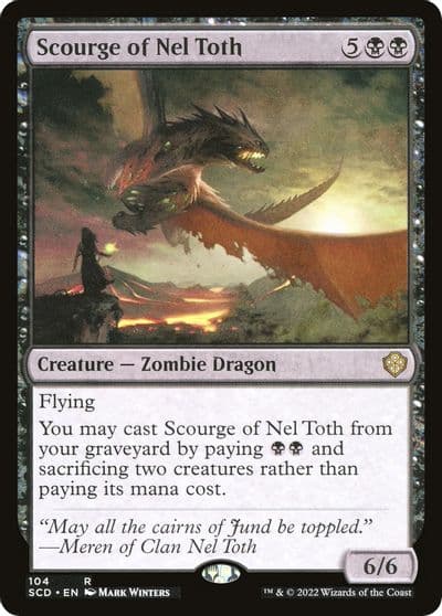 Scourge of Nel Toth Starter Commander Decks Magic card