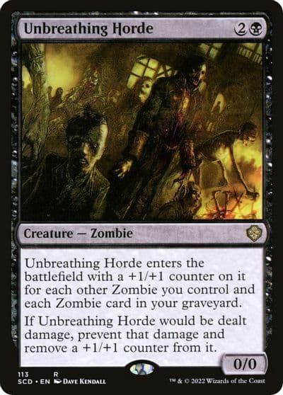 Unbreathing Horde Starter Commander Decks Magic card