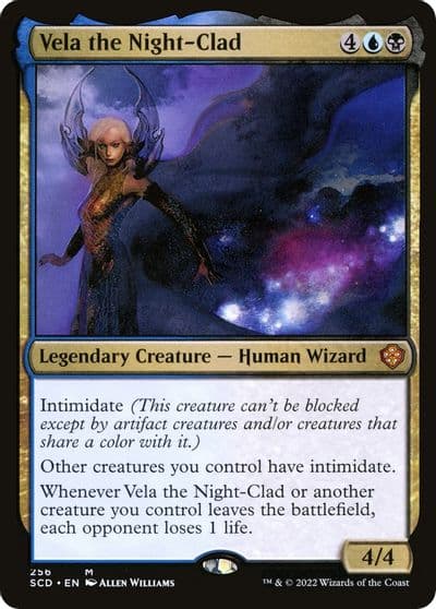 Vela the Night Clad Starter Commander Decks Magic card